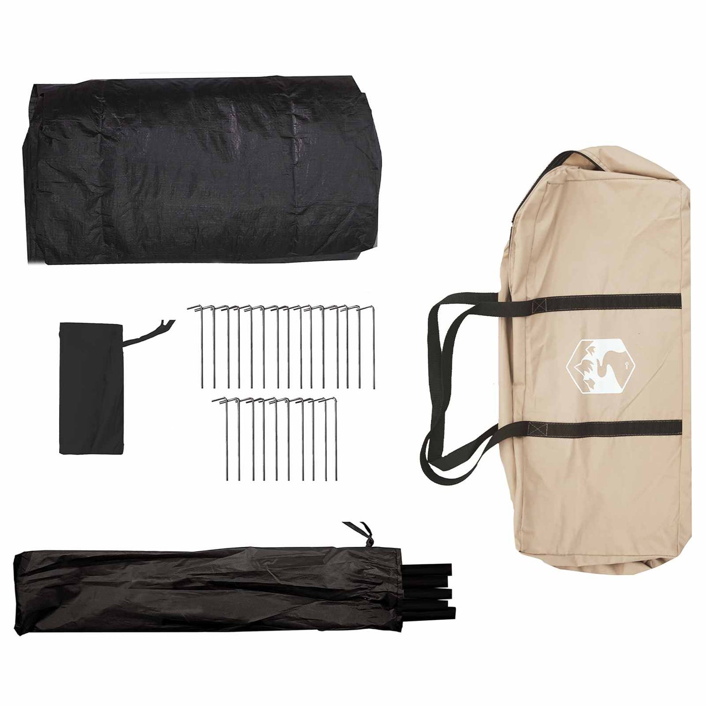 Family Tent Cream 6-Person Polycotton