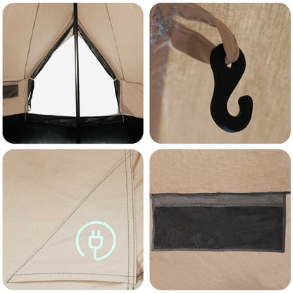 Family Tent Cream 8-Person Polycotton
