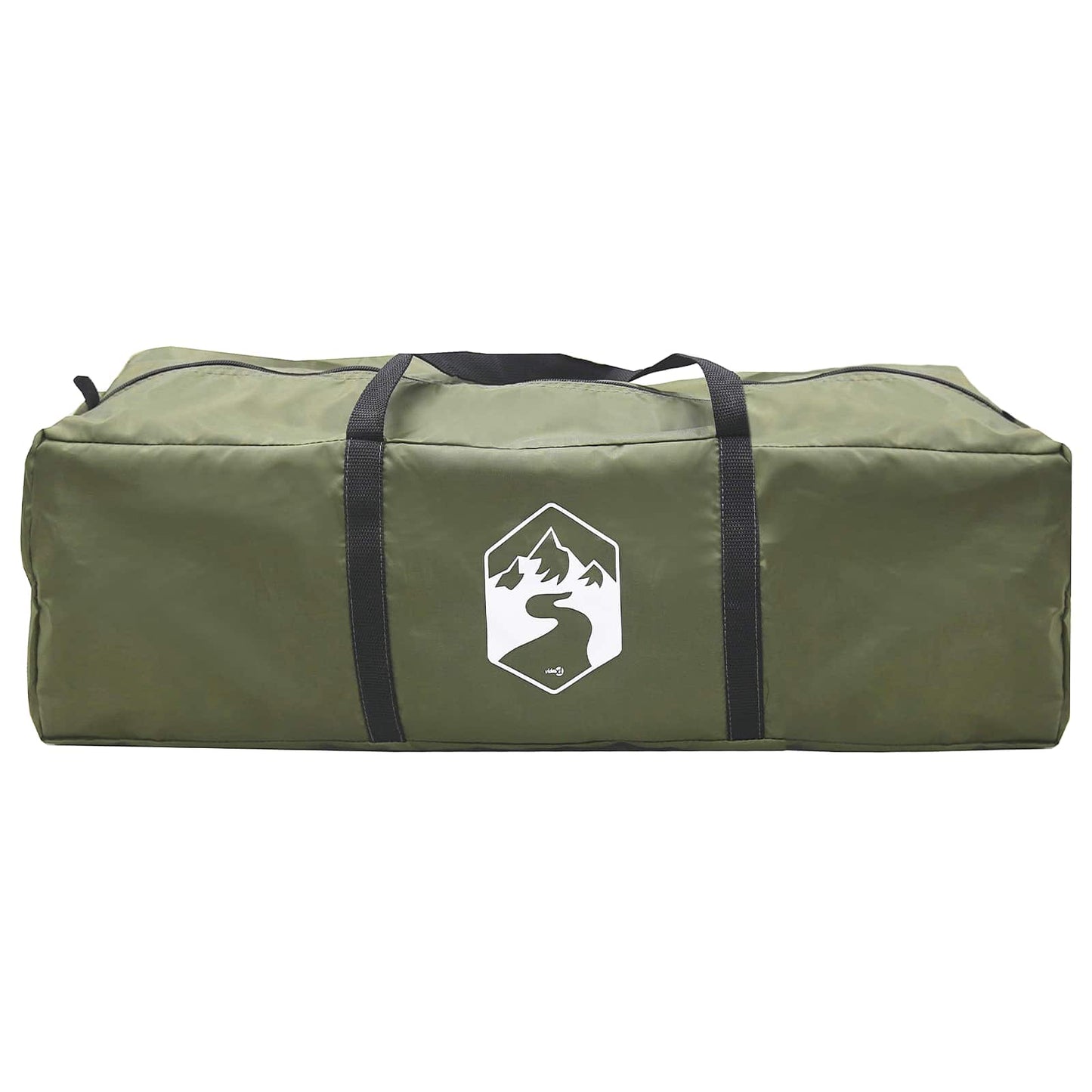 Family Tent Army Green 8-Person Polycotton
