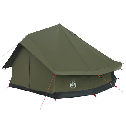 Family Tent Army Green 10-Person Polycotton