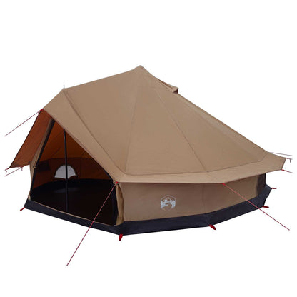 Family Tent Brown 10-Person Polycotton