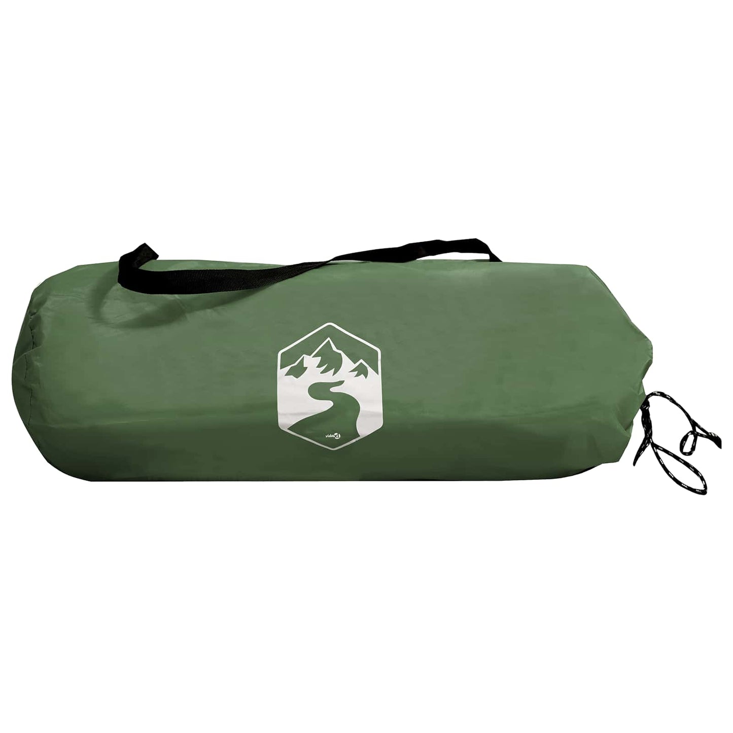 Backpacking Tent Green 2-Person 185T Polyester with PU Coating