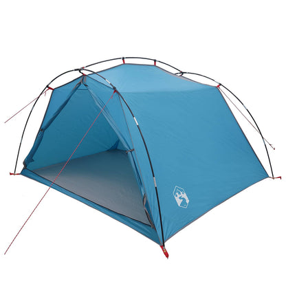 Tunnel Tent Blue 4-Person 185T Polyester with PU Coating