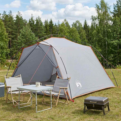 Tunnel Tent Grey and Orange 4-Person