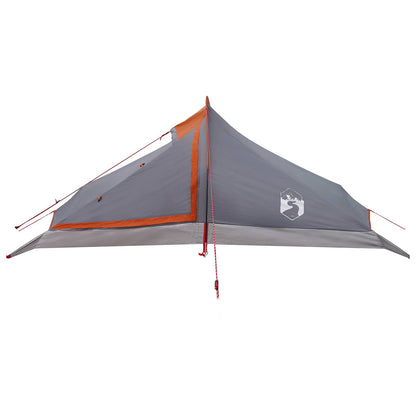 Backpacking Tent Grey and Orange 4-Person