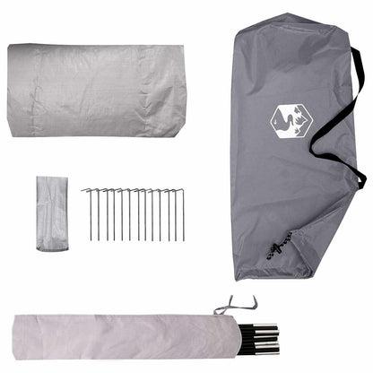 Backpacking Tent Grey and Orange 2-Person
