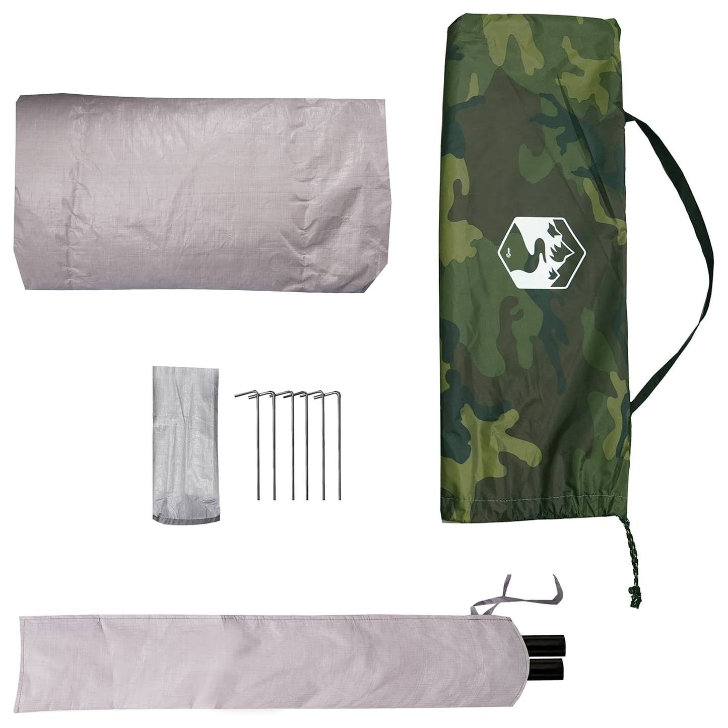 Backpacking Tent Camouflage 4-Person