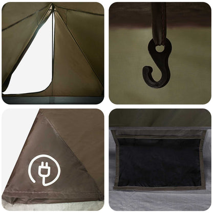 Backpacking Tent Brown and Grey 2-Person