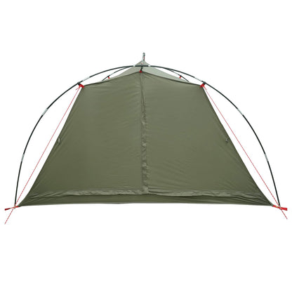 Tunnel Tent Olive Green 4-Person 185T Polyester with PU Coating