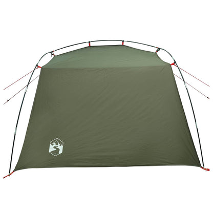Tunnel Tent Olive Green 4-Person 185T Polyester with PU Coating