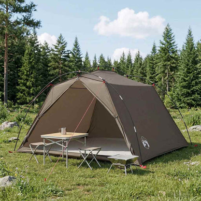 Tunnel Tent Brown and Grey 4-Person