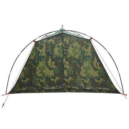 Tunnel Tent Camouflage 4-Person 185T Polyester with PU Coating