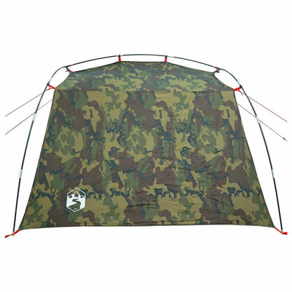 Tunnel Tent Camouflage 4-Person 185T Polyester with PU Coating