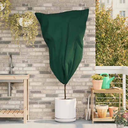 Frost Protection Plant Fleece Covers 10 pcs Green 0.8 x 1.2 m