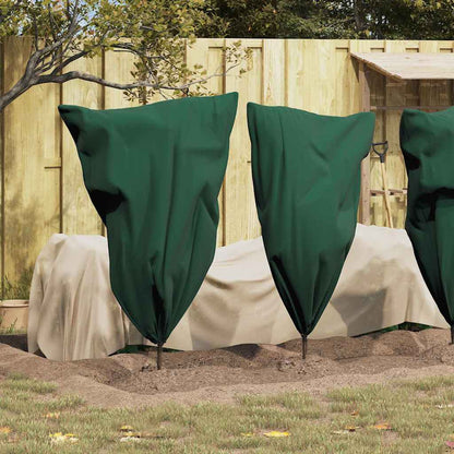 Frost Protection Plant Fleece Covers 10 pcs Green 0.8 x 1.2 m