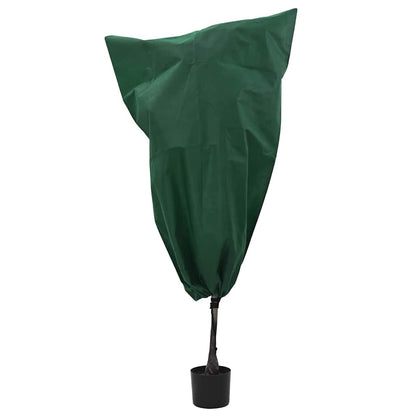 Frost Protection Plant Fleece Covers 10 pcs Green 0.8 x 1.2 m