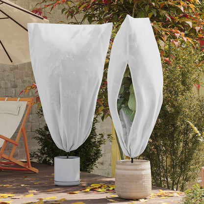 Frost Protection Plant Fleece Covers 5 pcs White 1.55 x 1.55 m