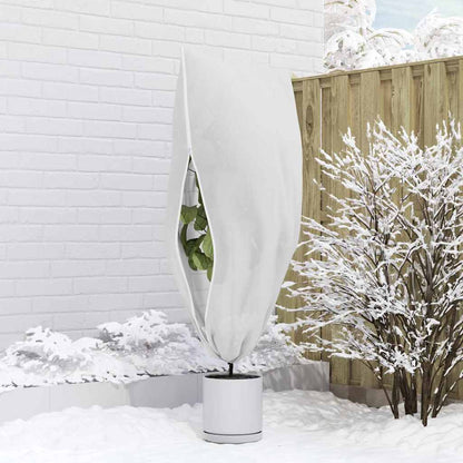 Frost Protection Plant Fleece Covers 5 pcs White 1.55 x 1.55 m