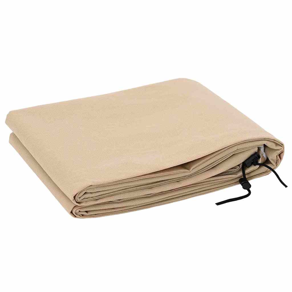 Frost Protection Plant Fleece Covers 5 pcs Beige 1.8 x 1.2 m