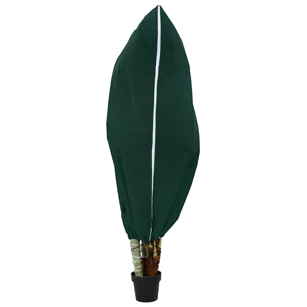 Frost Protection Plant Fleece Covers 5 pcs Green 1.55 x 1 m