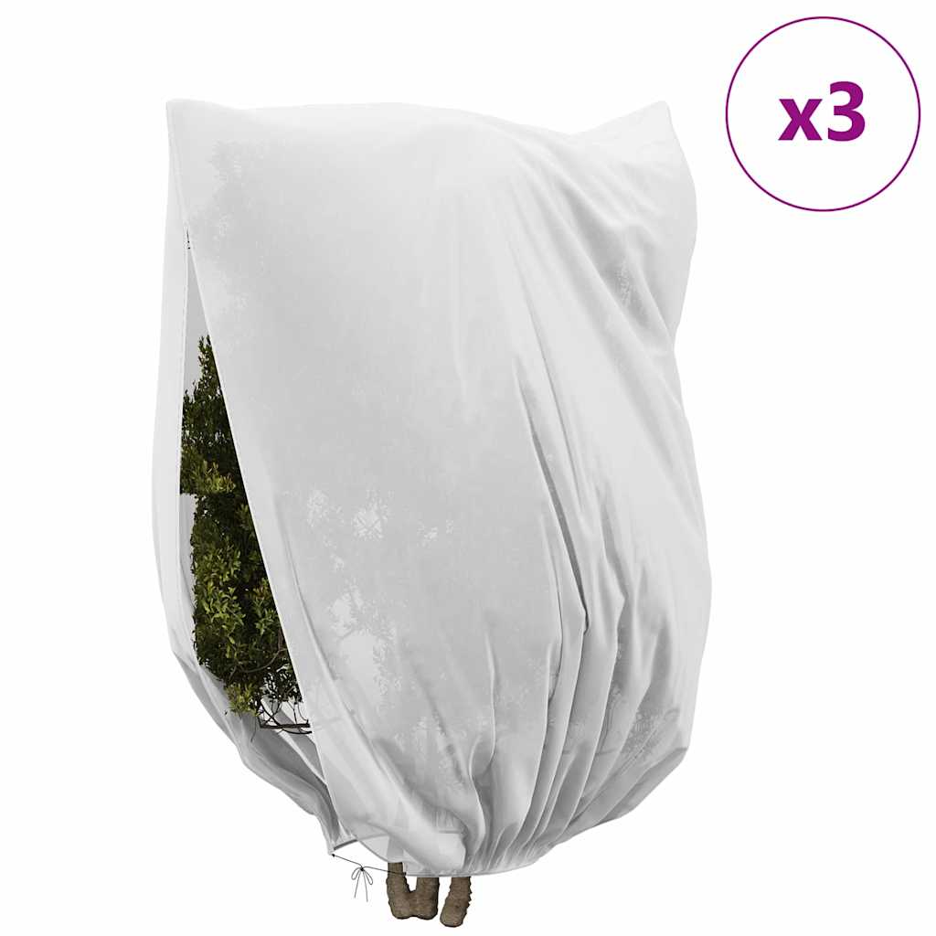 Frost Protection Plant Fleece Covers 3 pcs White 3.5 x 2.5 m