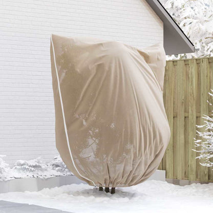 Frost Protection Plant Fleece Covers 3 pcs Beige 2.4 x 2 m