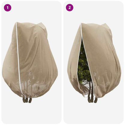 Frost Protection Plant Fleece Covers 3 pcs Beige 3.5 x 2.5 m