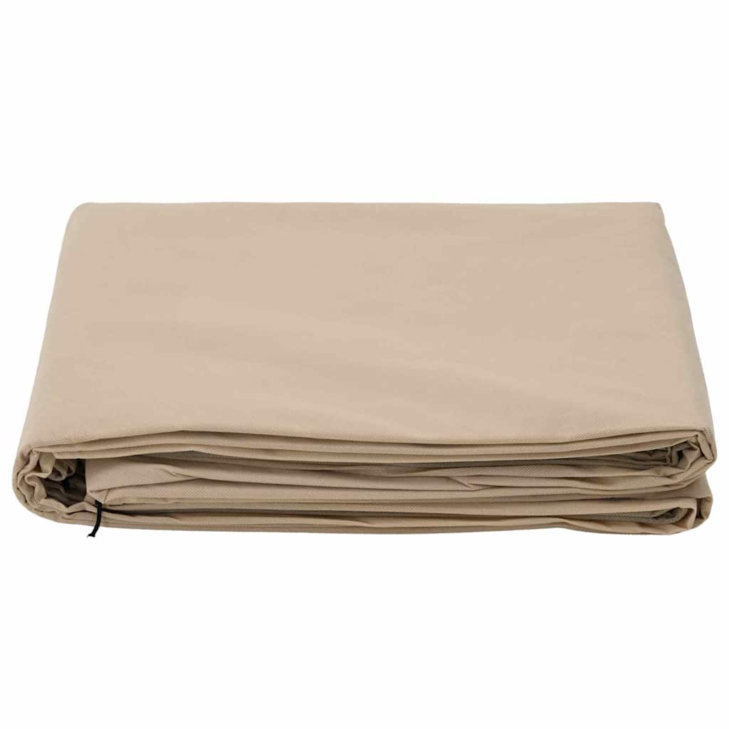 Frost Protection Plant Fleece Covers 3 pcs Beige 3.5 x 3.93 m