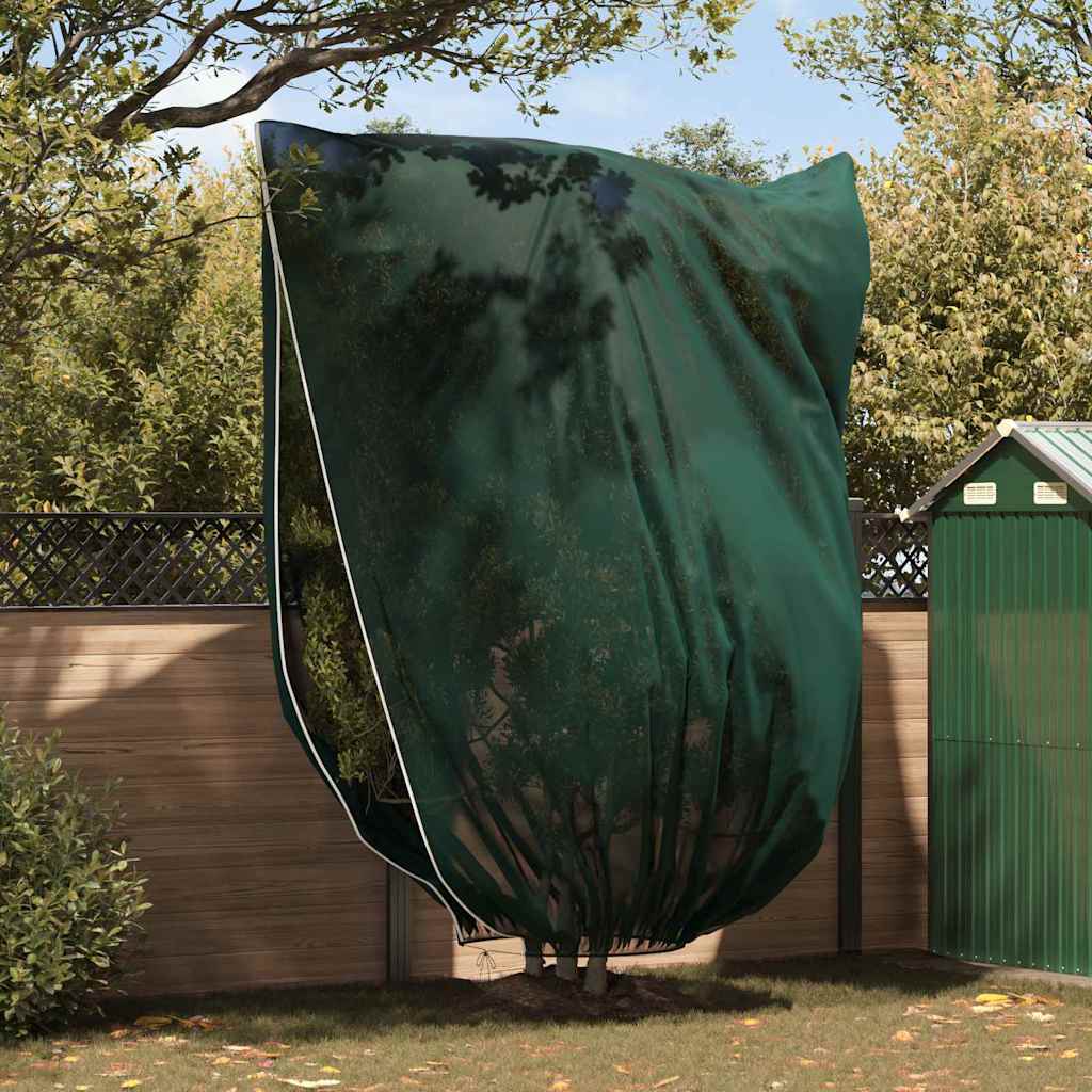 Frost Protection Plant Fleece Covers 3 pcs Green 3.5 x 2.5 m