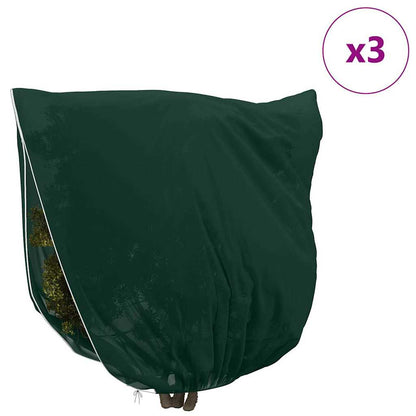 Frost Protection Plant Fleece Covers 3 pcs Green 3 x 3.93 m