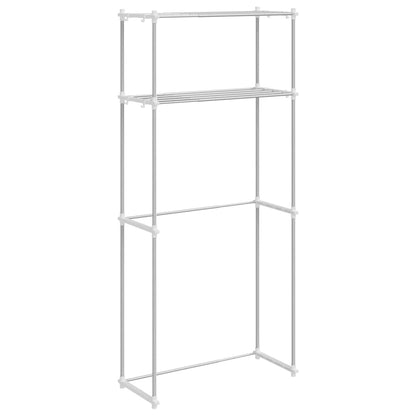 Washing Machine Shelf Manual White 63 x 27 x 136 cm Aluminium