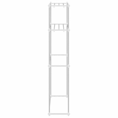 Washing Machine Shelf Manual White 63 x 27 x 136 cm Aluminium