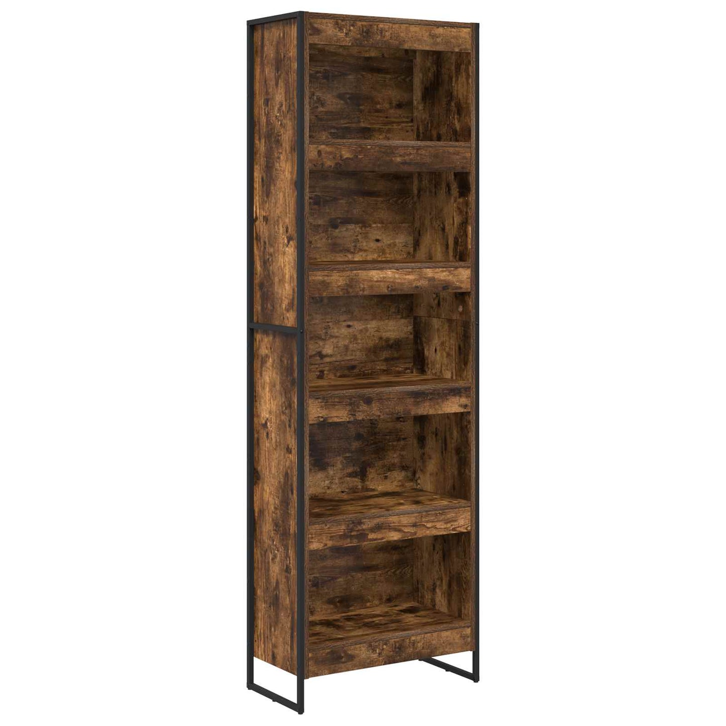 Book Cabinet 60 x 30 x 189.5 cm Engineered Wood Smoke Oak