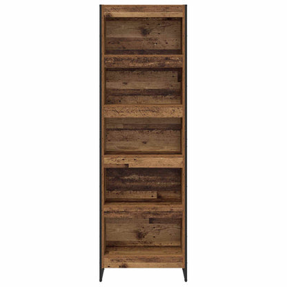 Book Cabinet 60 x 30 x 189.5 cm Engineered Wood Old Wood