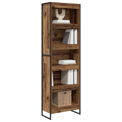 Book Cabinet 60 x 30 x 189.5 cm Engineered Wood Old Wood
