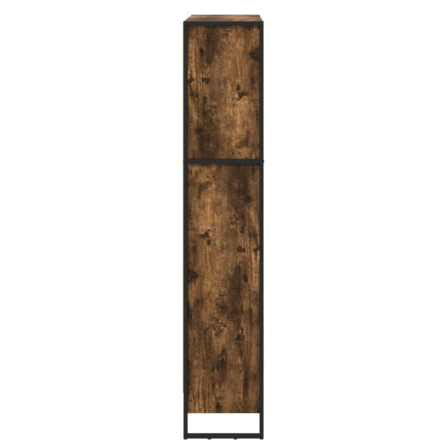 Book Cabinet 80 x 30 x 155 cm Engineered Wood Smoke Oak