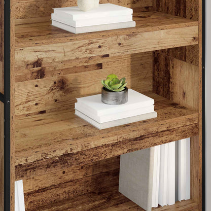 Book Cabinet 80 x 30 x 155 cm Engineered Wood Old Wood