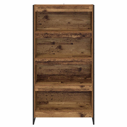 Book Cabinet 80 x 30 x 155 cm Engineered Wood Old Wood