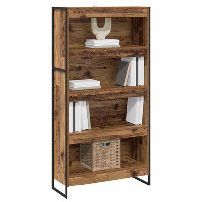 Book Cabinet 80 x 30 x 155 cm Engineered Wood Old Wood