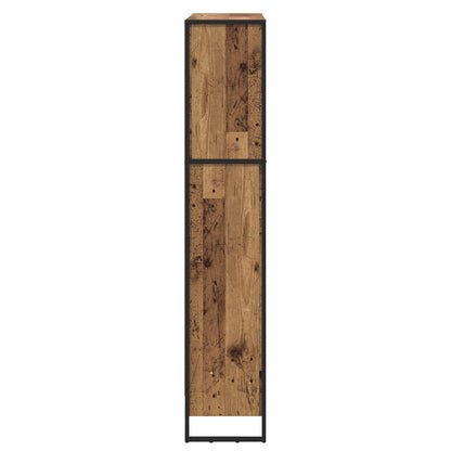 Book Cabinet 80 x 30 x 155 cm Engineered Wood Old Wood