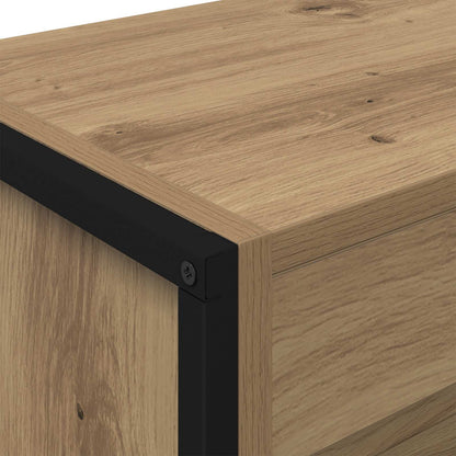 Book Cabinet 80 x 30 x 155 cm Engineered Wood Artisian Oak