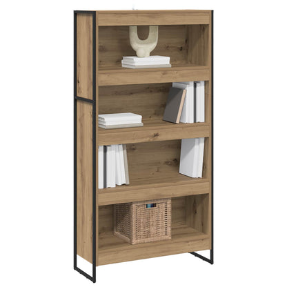 Book Cabinet 80 x 30 x 155 cm Engineered Wood Artisian Oak