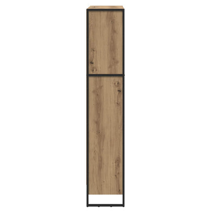 Book Cabinet 80 x 30 x 155 cm Engineered Wood Artisian Oak