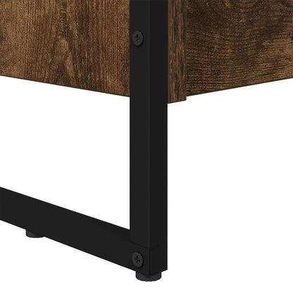 Book Cabinet 80 x 30 x 189.5 cm Engineered Wood Smoke Oak