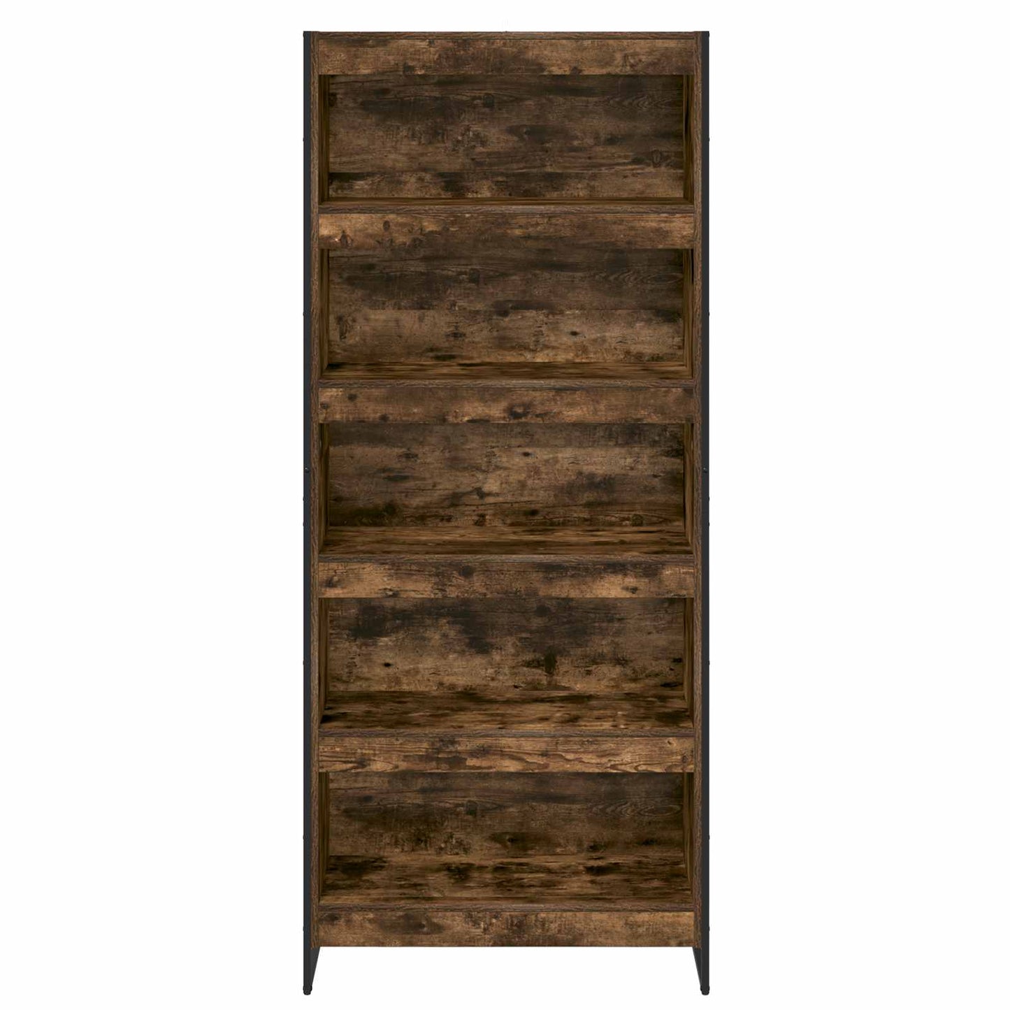 Book Cabinet 80 x 30 x 189.5 cm Engineered Wood Smoke Oak