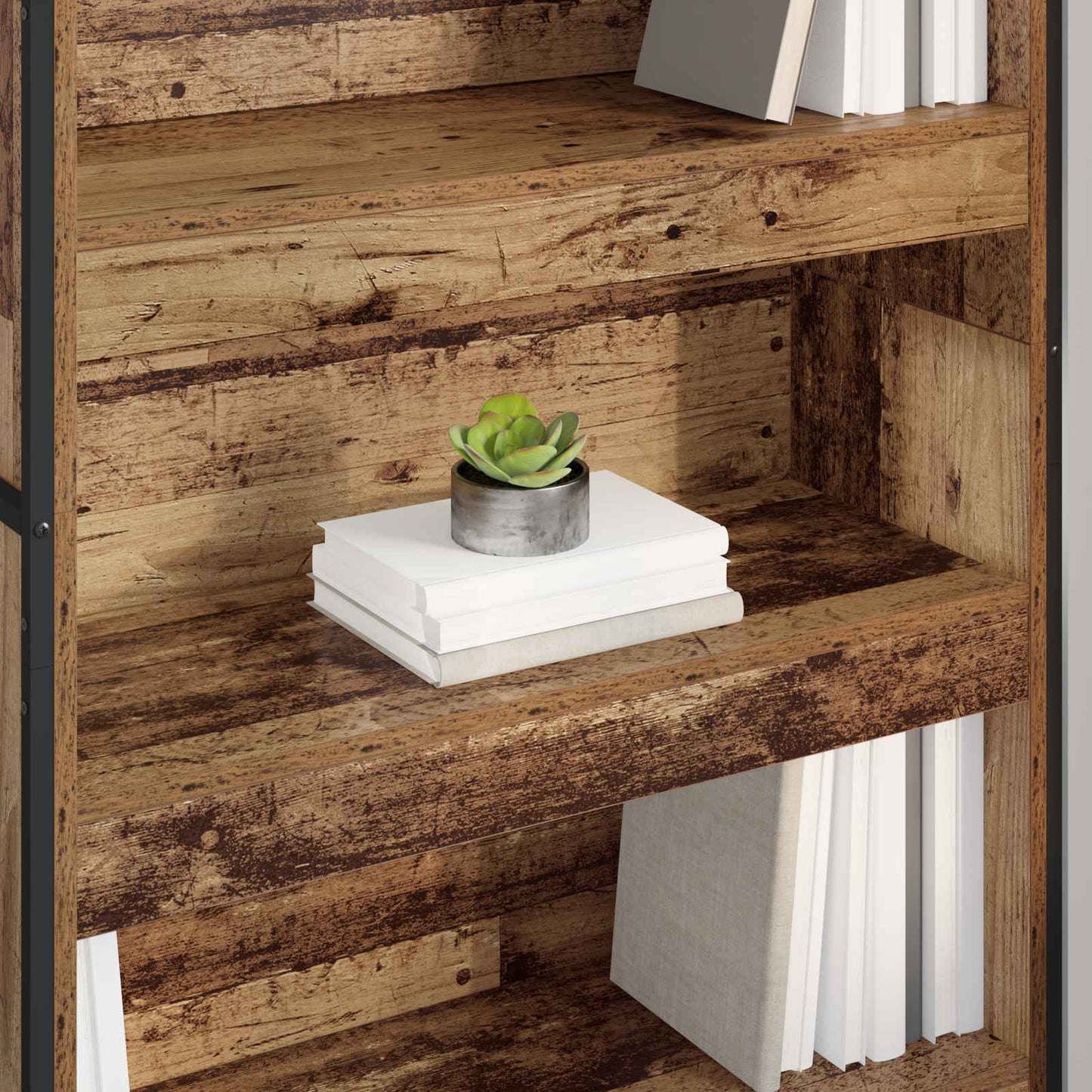 Book Cabinet 80 x 30 x 189.5 cm Engineered Wood Old Wood