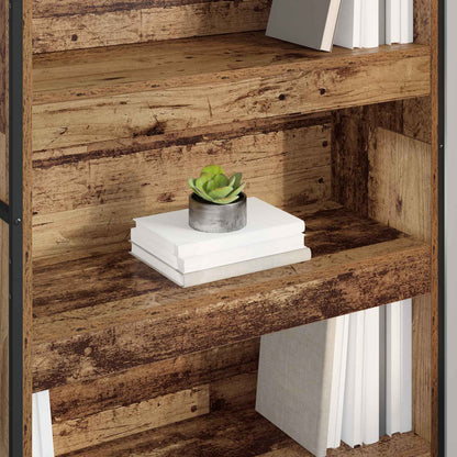 Book Cabinet 80 x 30 x 189.5 cm Engineered Wood Old Wood
