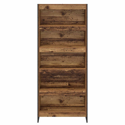 Book Cabinet 80 x 30 x 189.5 cm Engineered Wood Old Wood