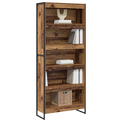 Book Cabinet 80 x 30 x 189.5 cm Engineered Wood Old Wood
