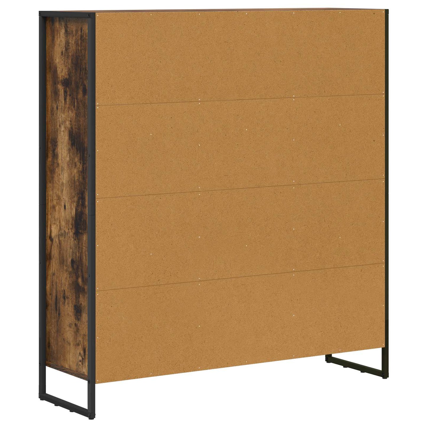 Book Cabinet 99.5 x 30 x 108 cm Engineered Wood Smoke Oak